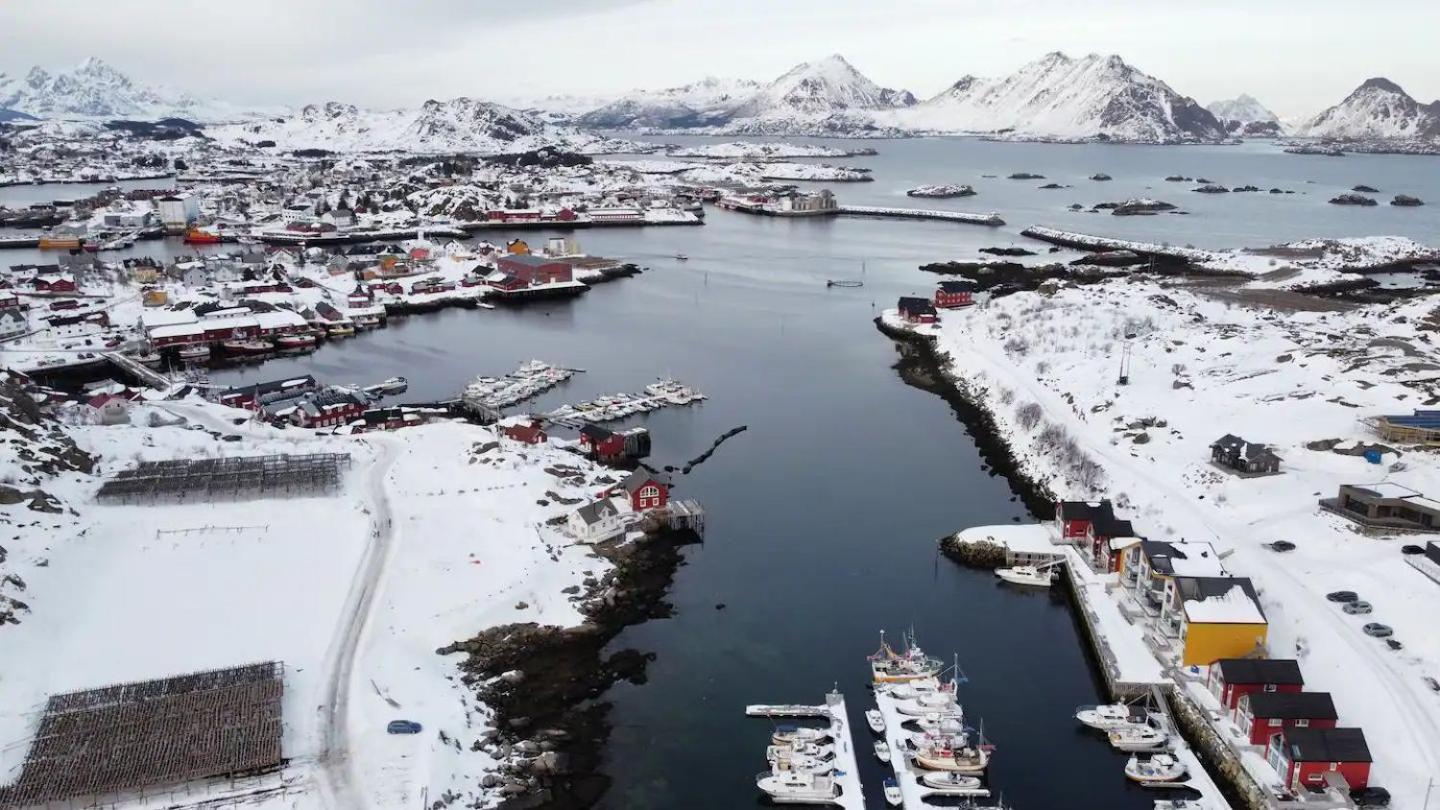 Spektakulaer Rorbu I Autentiske Omgivelser Ballstad Esterno foto